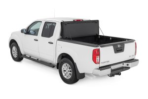 Nissan Frontier Hard Tri-Fold Flip Up Bed Cover - Rough Country - Second-Generation - '05-'21